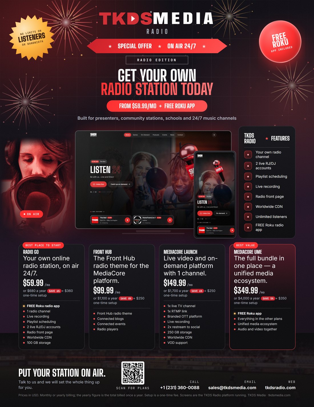 TKDS Radio special offer