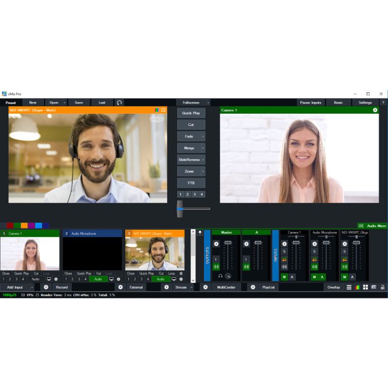 vMix 4K – Live Production Switching and Streaming Software