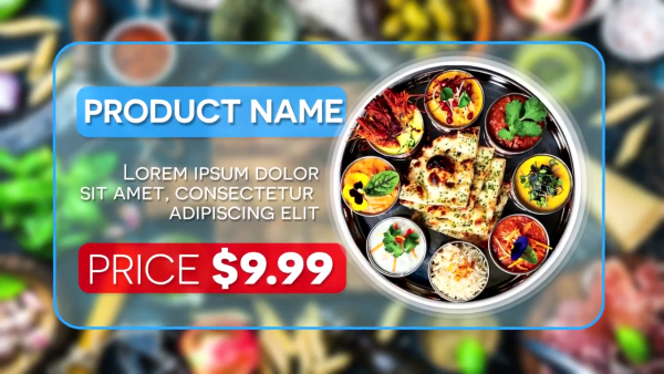 AfterEffect Products Promo Render