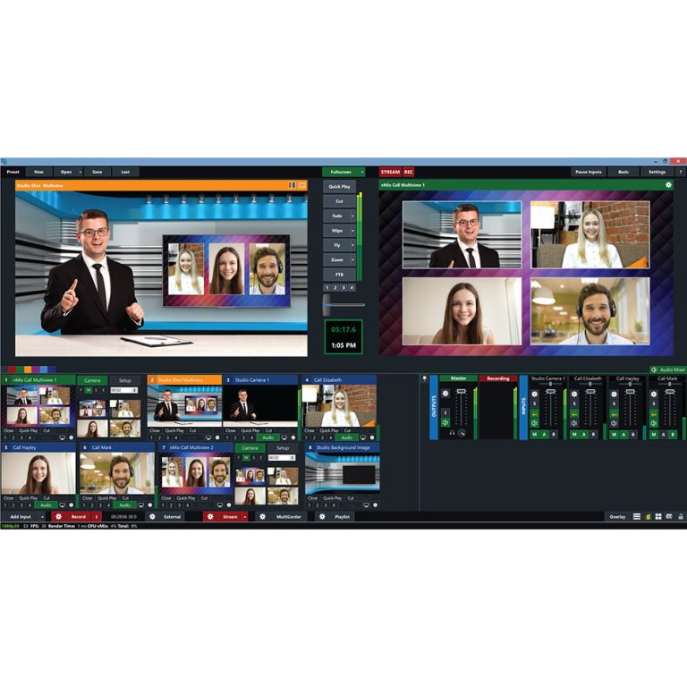 vMix 4K – Live Production Switching and Streaming Software
