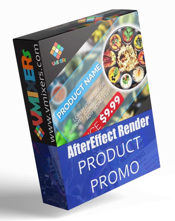 AfterEffect Products Promo Render